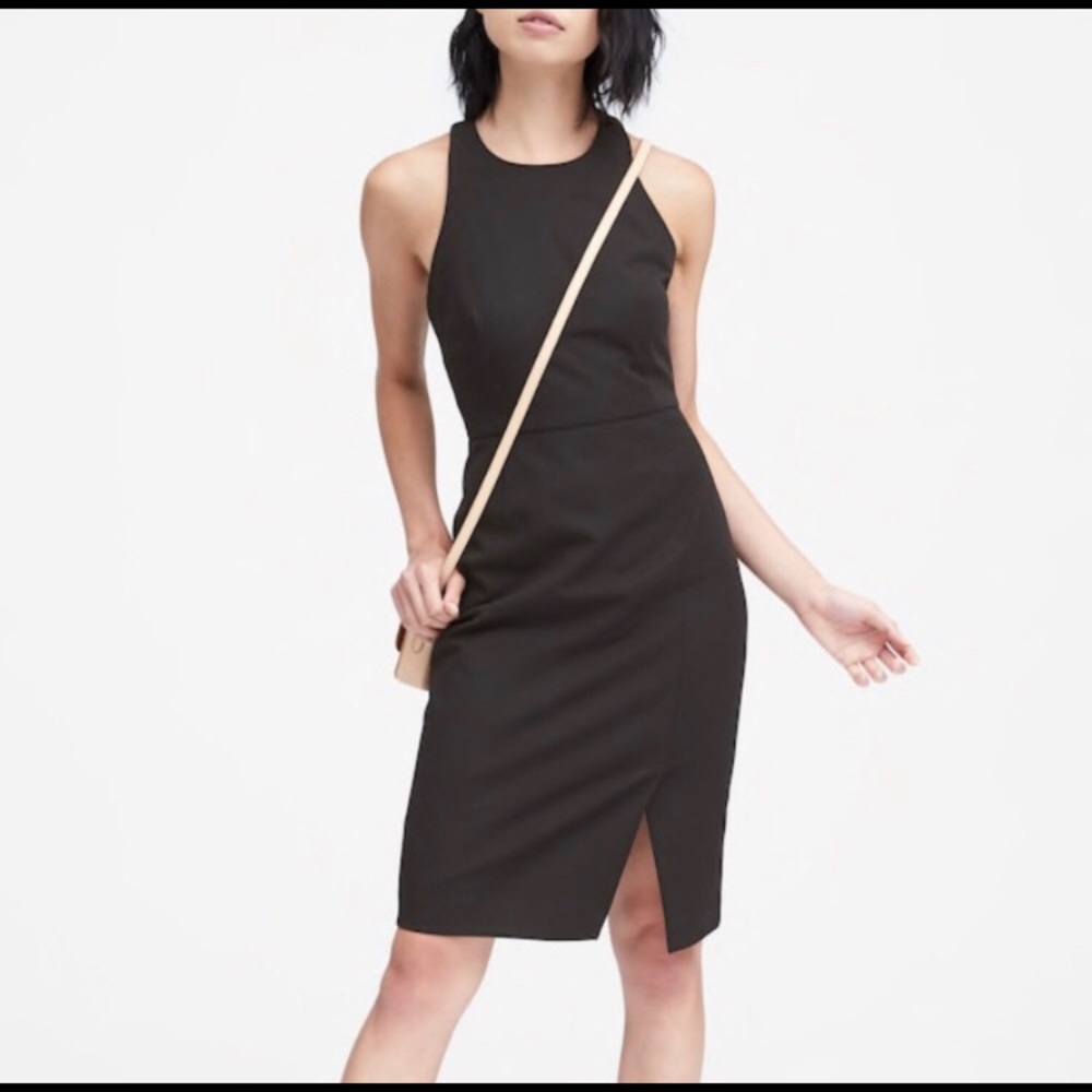 Banana Republic Sheath Dress with Side Slit